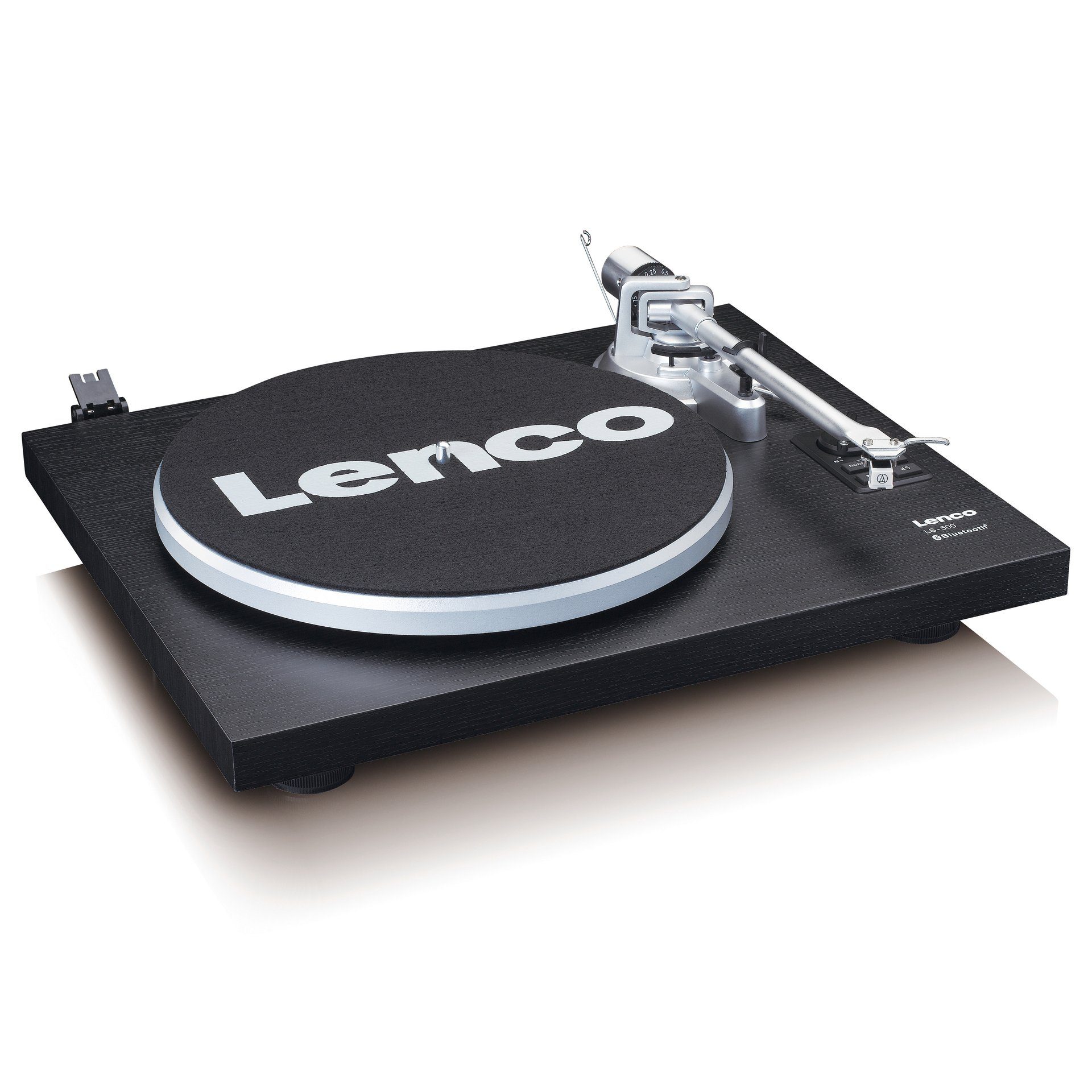 Lenco LS-500BK - Bluetooth Plattenspieler Plattenspieler (Riemenantrieb) Schwarz