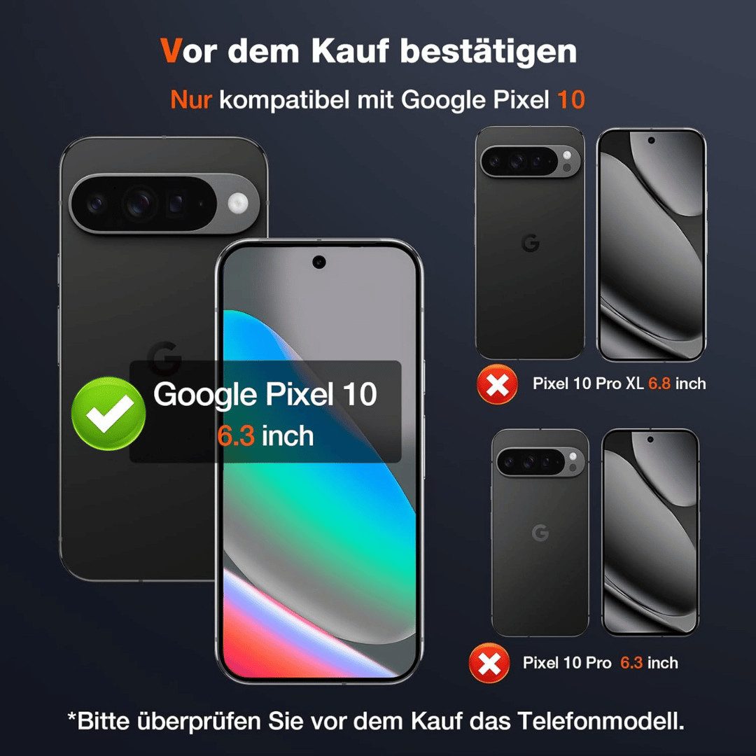 SmartUP Displayschutzglas 2X Schutzglas für Google Pixel 10 Panzerfolie Display Full Screen 3D für Google Pixel 10, 2 Stück, Rundumschutz, passgenaue Verarbeitu – Bild 2 von 5
