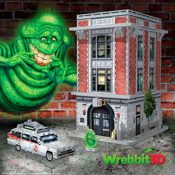 Wrebbit 3D-Puzzle Feuerwache Hauptquartier 3D Puzzle (500 Teile) - Ghostbusters, Puzzleteile