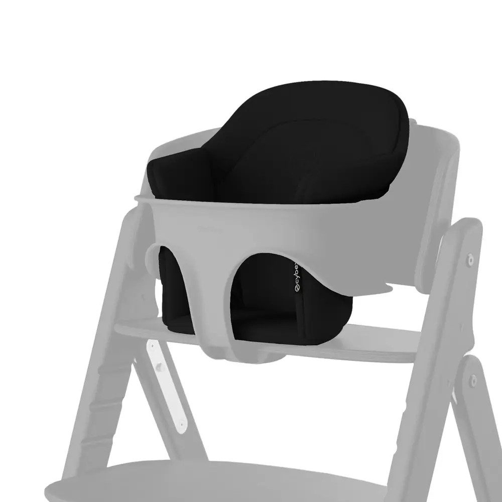 Columbus Hochstuhl CLICK&FOLD Komforteinlage Stunning Black, black