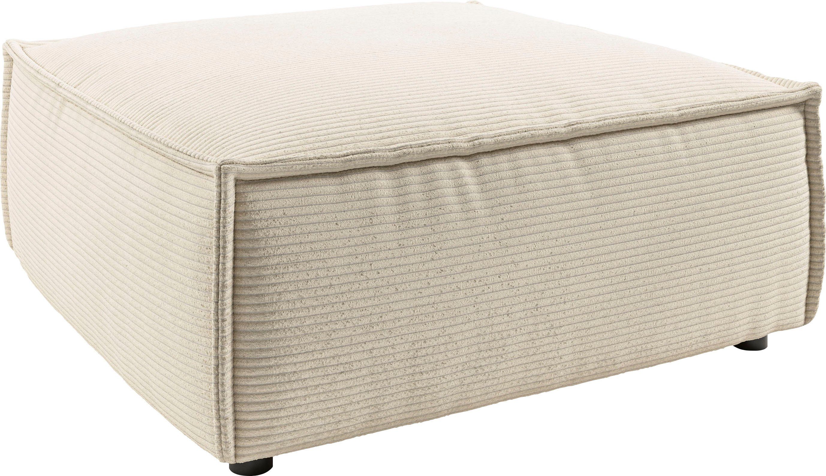 3C Candy Polsterhocker Matteo, passend zu "Matteo", in Cord- und Feincordbezug