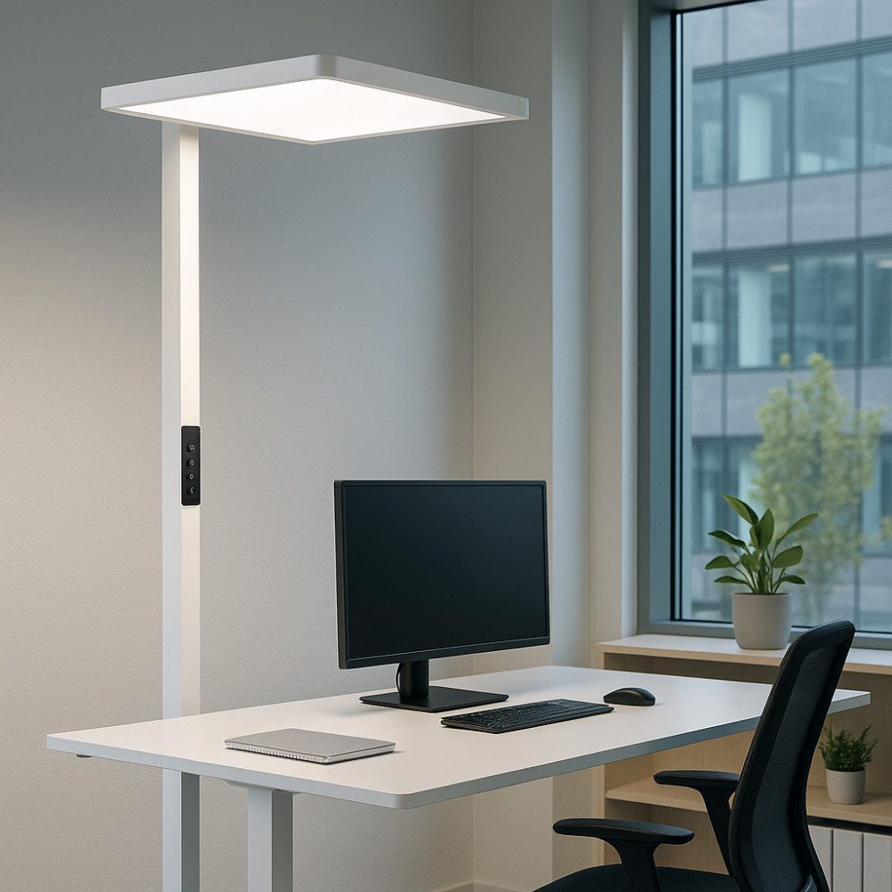 ENOVALITE LED Stehlampe ENOVALITE LED Stehleuchte 110 W 4000 K Neutralweiß Weiß, Neutralweiß – Bild 5 von 5
