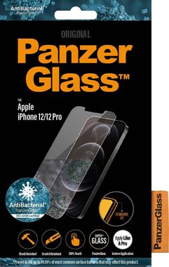 PanzerGlass Apple iPhone 12/12 Pro Antibakt, Displayschutzglas, 1 Stück