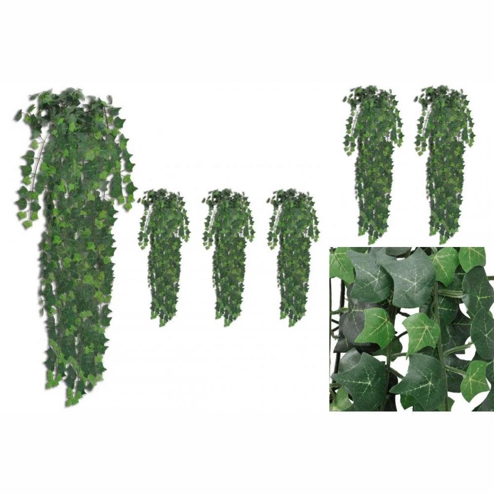 Künstliche Zimmerpflanze Künstliche Efeuranken 4 Stk Grün 90 cm Pflanze realistisch echt, vidaXL, Höhe 0 cm