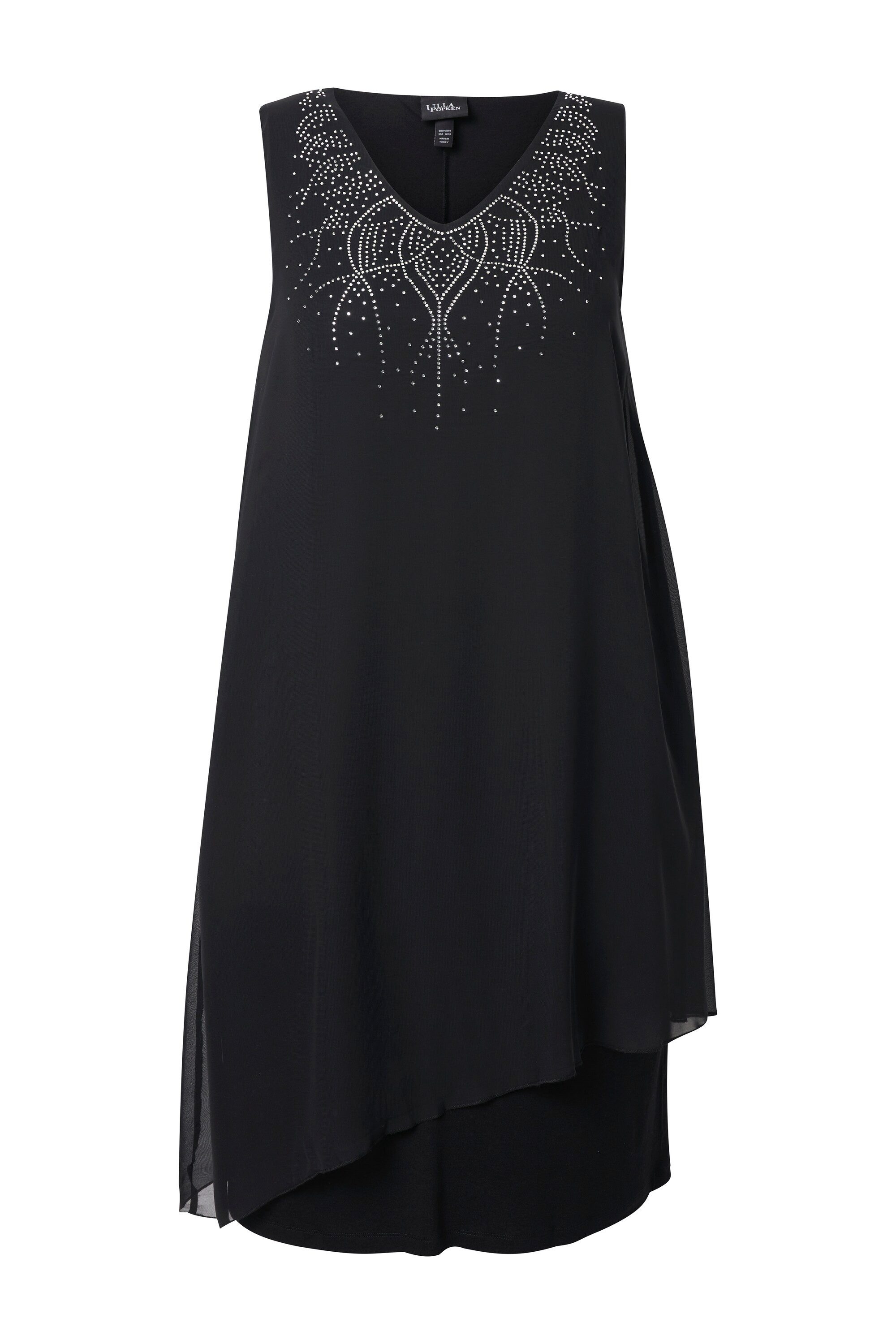 Ulla Popken Cocktailkleid Kleid A-Linie Ziersteine günstig online kaufen