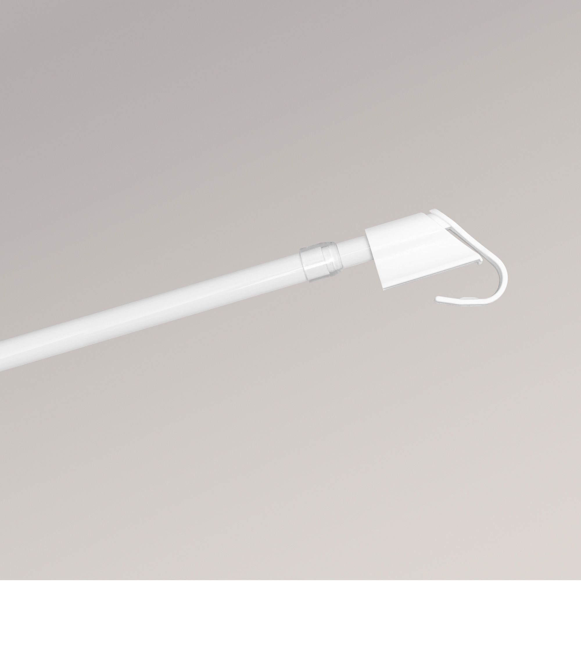 LYSEL® Gardinenstange Klemmstange Basic, L 45-75 cm