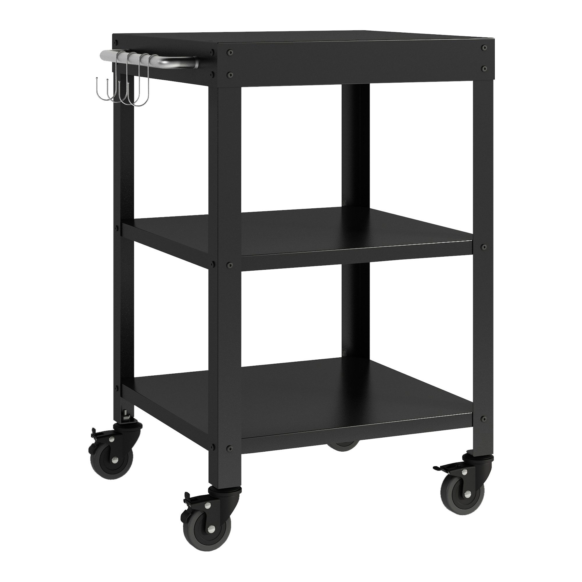 casa.pro Servierwagen, Outdoor Rollwagen »Bolognano« Metall 81 x 50 x 50 cm günstig online kaufen