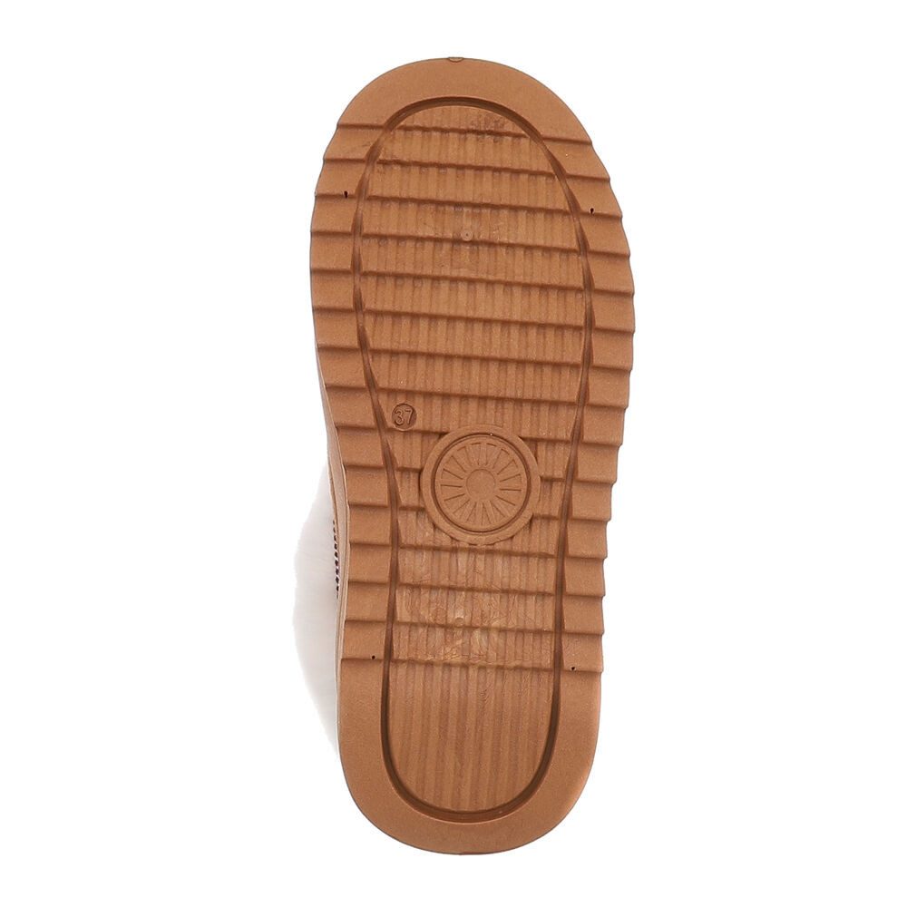 Ital-Design Damen Snowboots Freizeit Snowboots (87214356) Flach Plateaustiefeletten in Camel