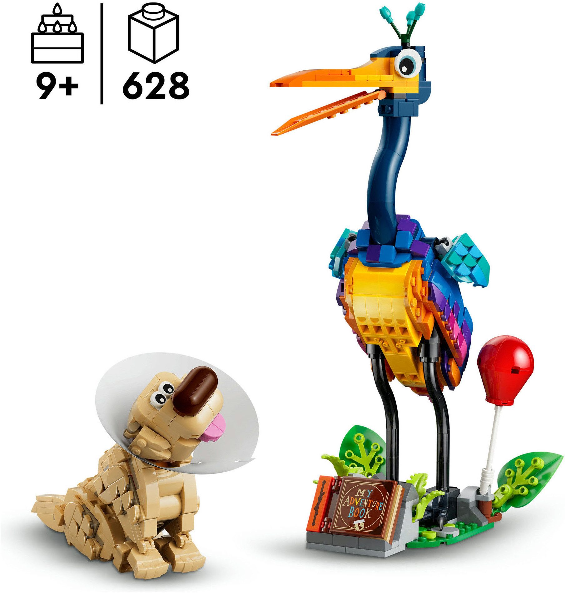 LEGO® Kevin und Dug (43290), LEGO Disney Pixar Konstruktionsspielsteine, (628 St) – Bild 3 von 5