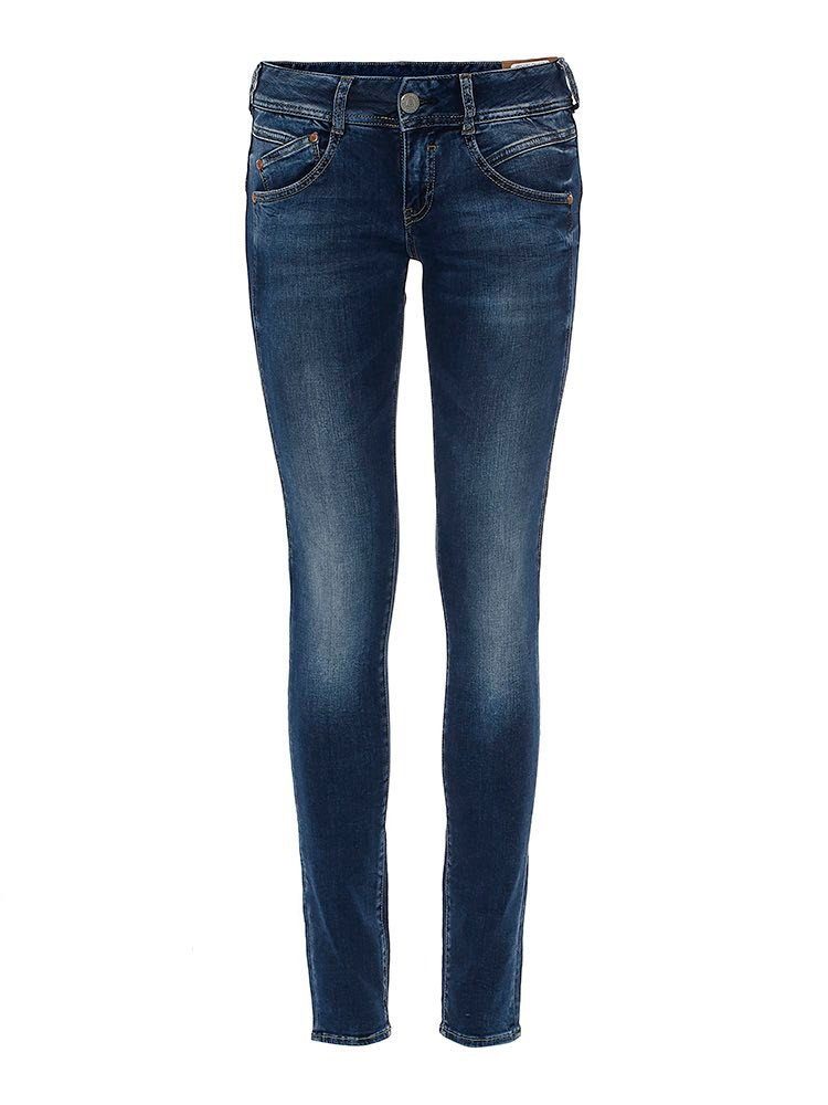 Stretch-Jeans HERRLICHER GILA Slim Denim Powerstretch scrub 5606-D9668-014