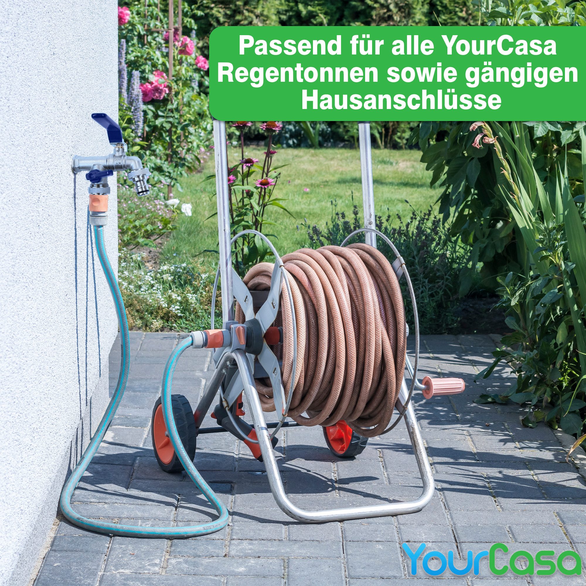 YourCasa Kugelhahn Wasserhahn Garten 1/2 Zoll günstig online kaufen