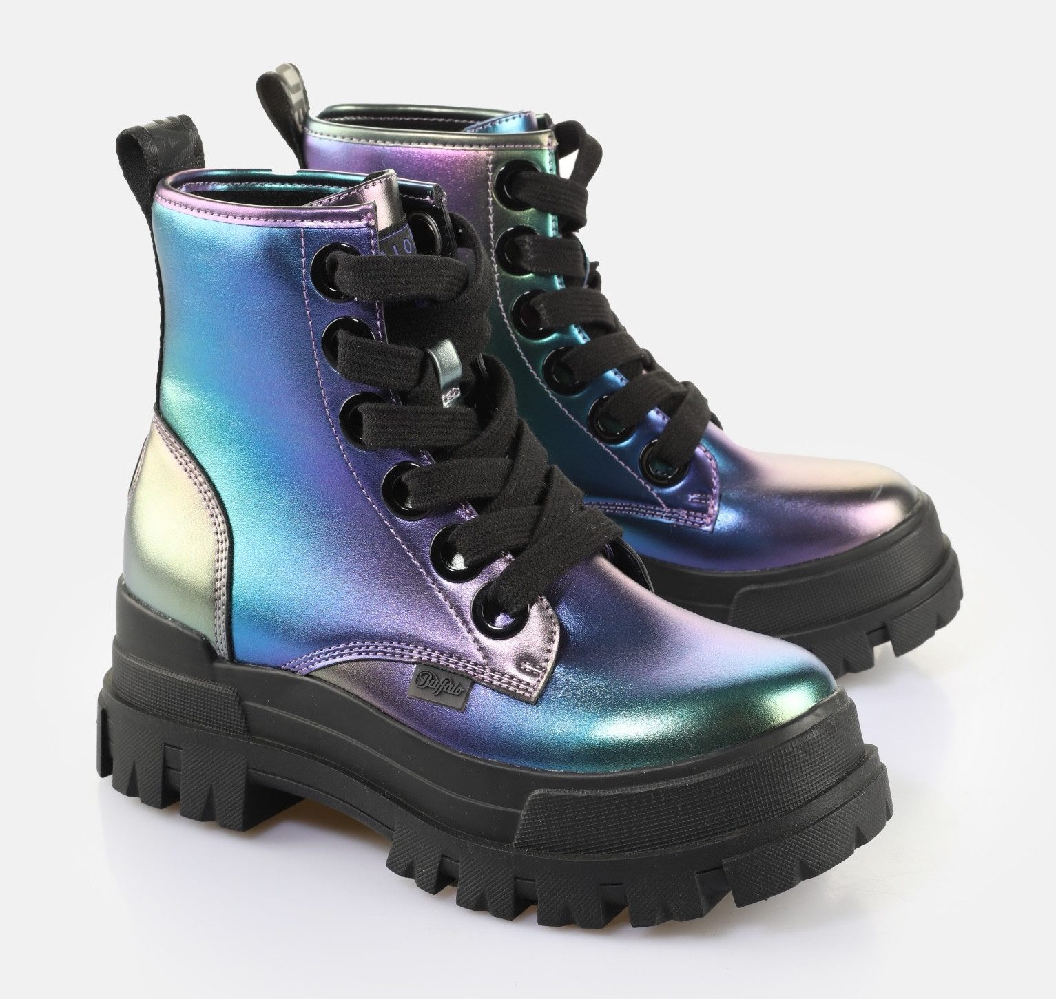 Buffalo ASPHA LACE UP HI Schnürboots, Schnürboots, Freizeitschuh, Plateaubo günstig online kaufen