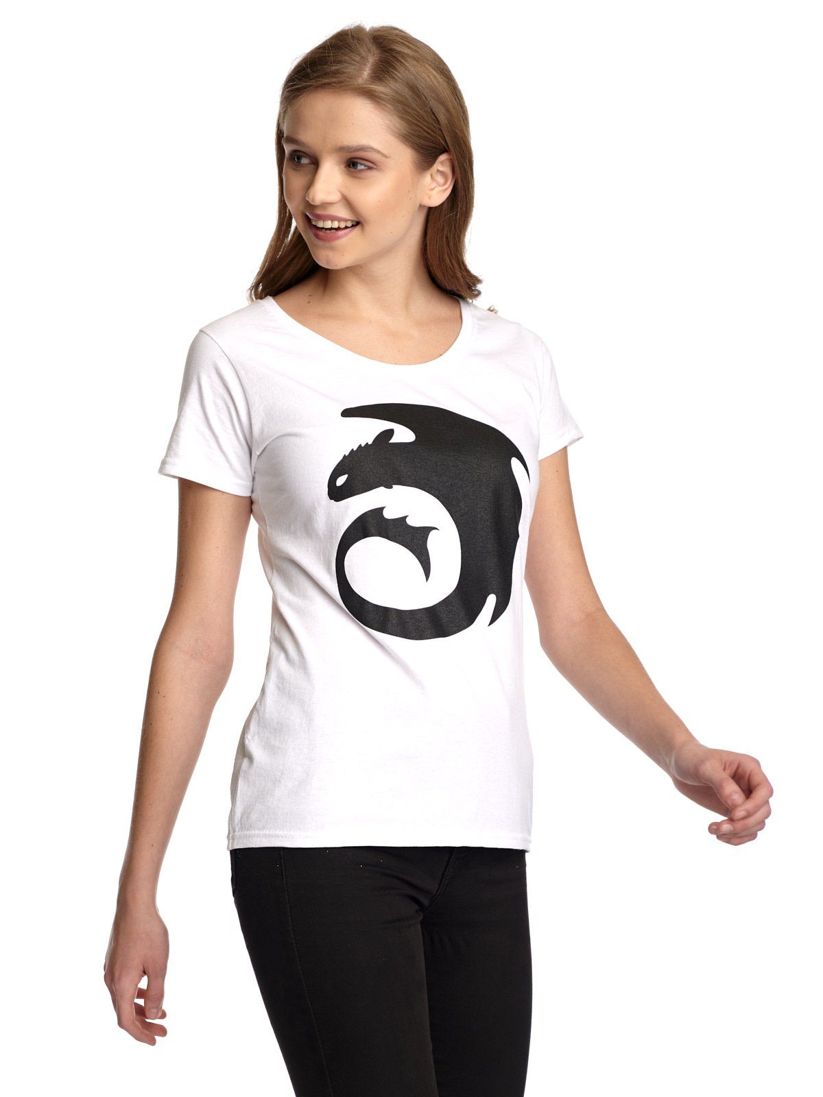 Symbol T-Shirt leicht Drachenzähmen gemacht Dragons, Dragons