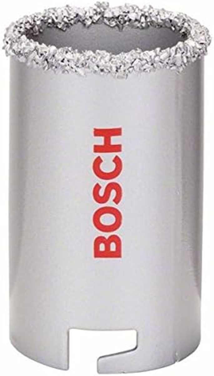 BOSCH Bohrfutter Bosch hartmetallbestreute Lochsäge (43 mm) für Stein und Fliesen