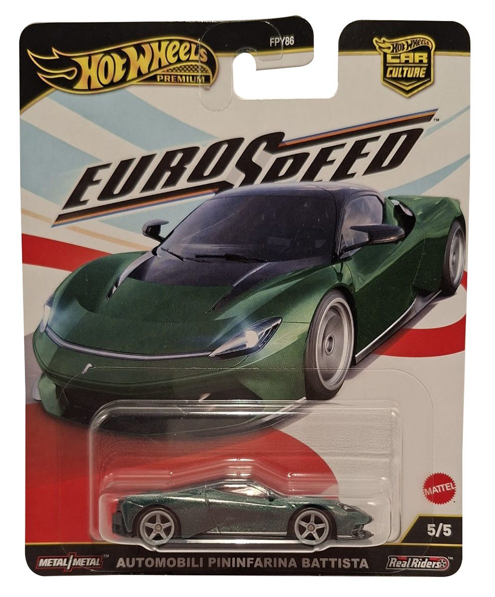 Mattel® Spielzeug-Auto Hot Wheels Premium Car Culture Spielzeugauto Pininfarina Battista Aut