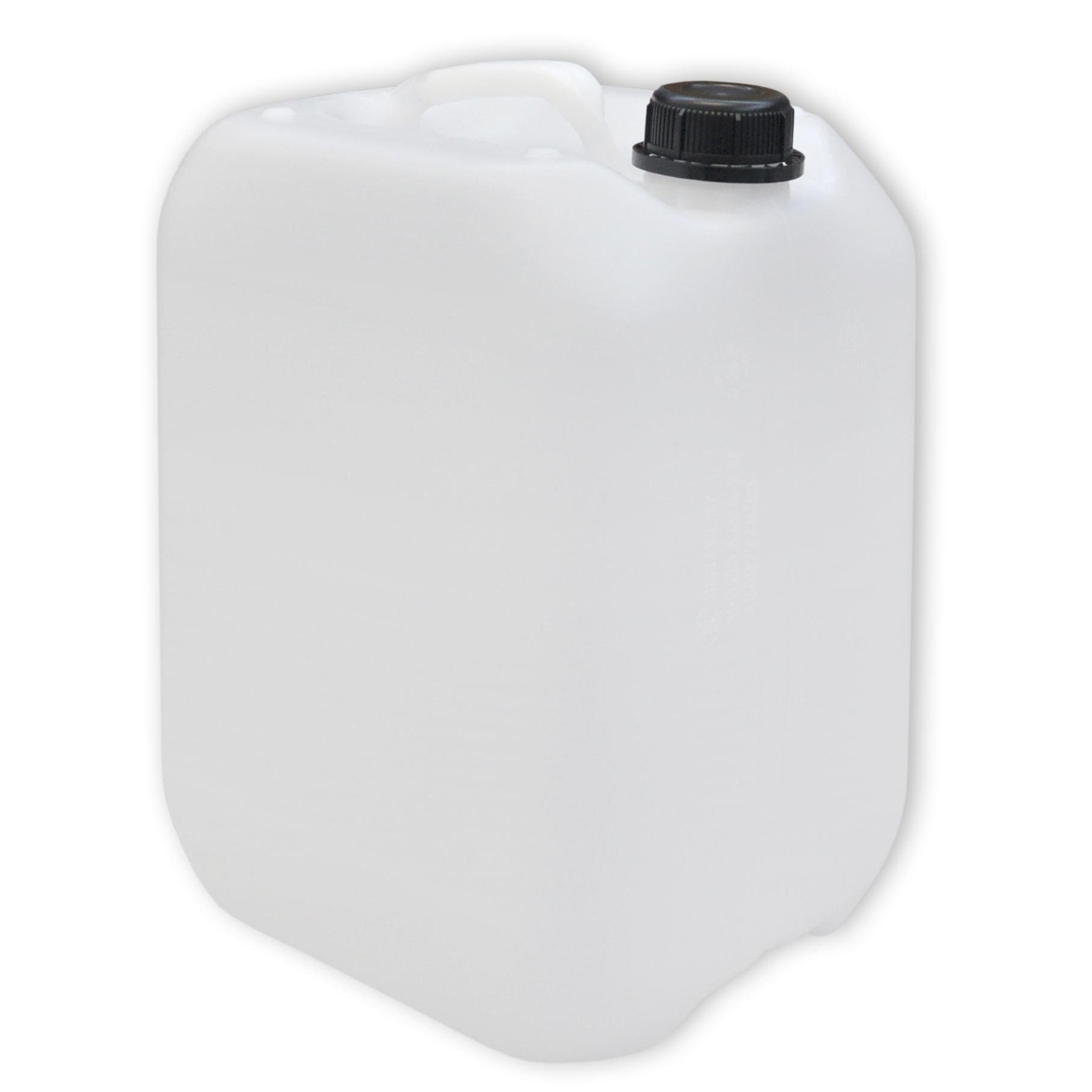 Plasteo Kanister 10 Liter DIN45 lebensmittelecht Deckel, mit Deckel, Transparent Kanister inkl