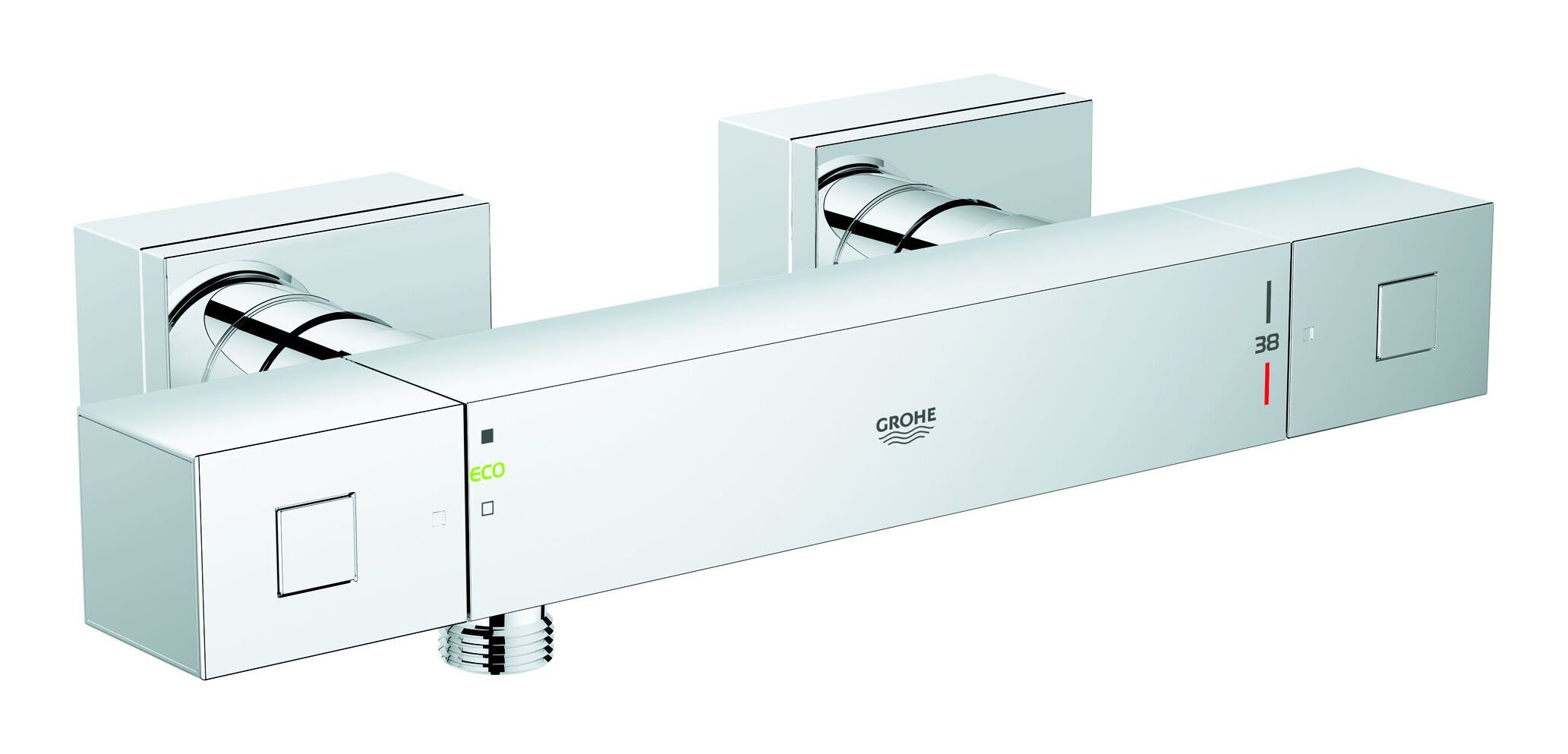 Grohe Brausethermostat Grohtherm Cube Thermostat-Brausebatterie - Chrom
