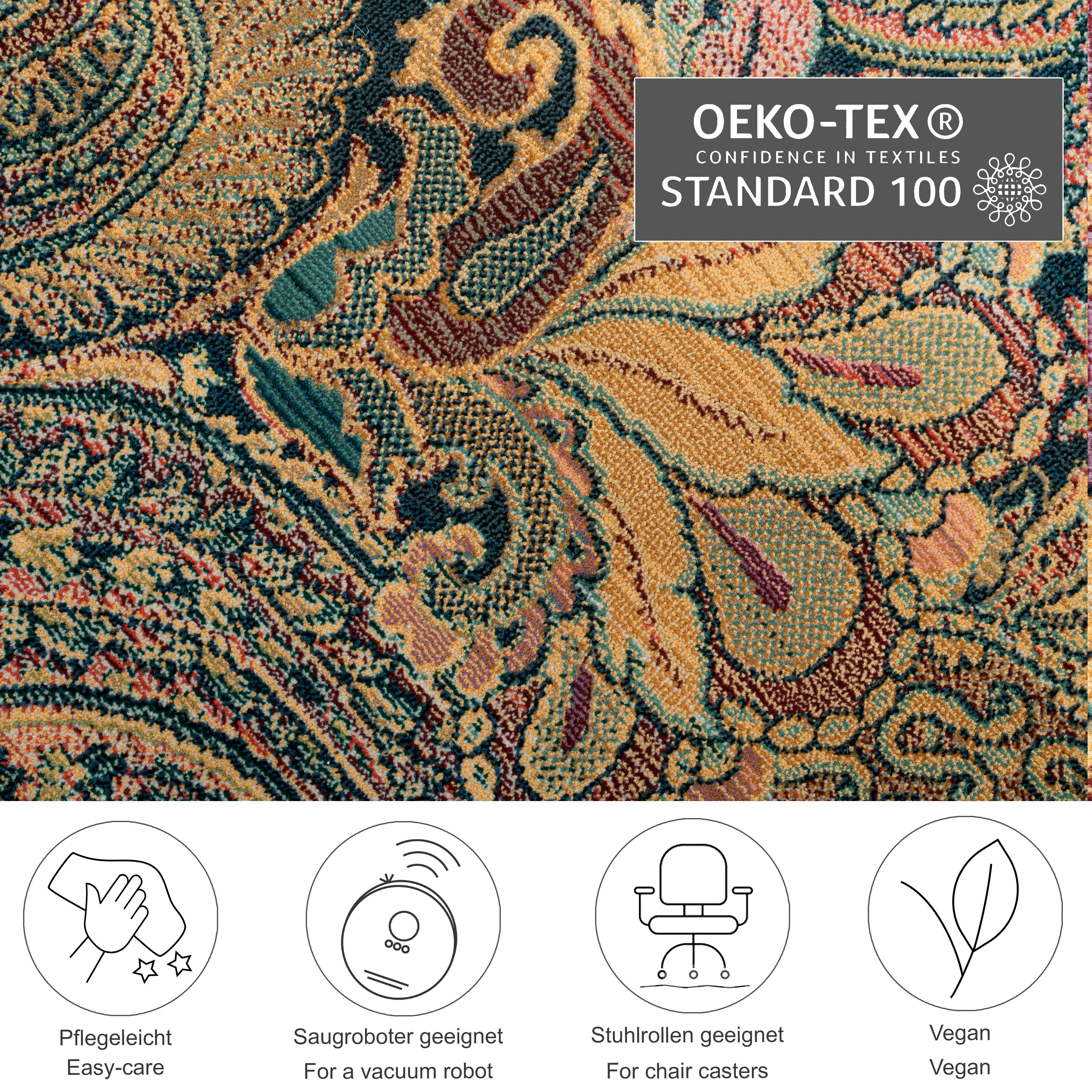 THEKO Teppich "Gabiro 739" rechteckig 10 mm Höhe Kurzflor, Ornamente, ideal günstig online kaufen