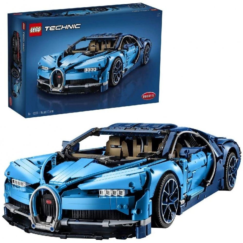 LEGO® Konstruktions-Spielset 42083 Technic Bugatti Chiron, Konstruktionsspielzeug, Systemspielzeug