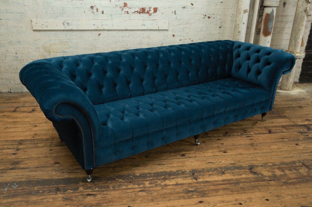 Chesterfield Sofa cm Sitzer Couch Design Chesterfield-Sofa, 265 4 Sofa JVmoebel