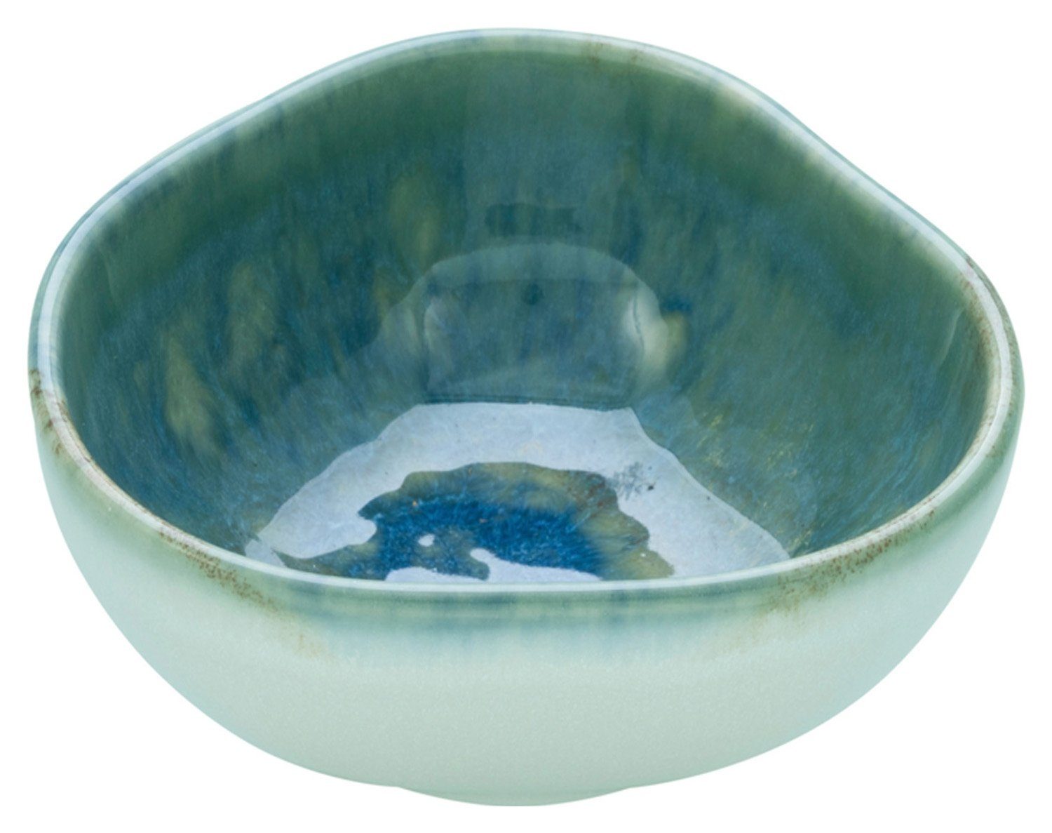 YUKI, B cm, Bowl CreaTable Steinzeug Schale Blau, Dipping 11,5