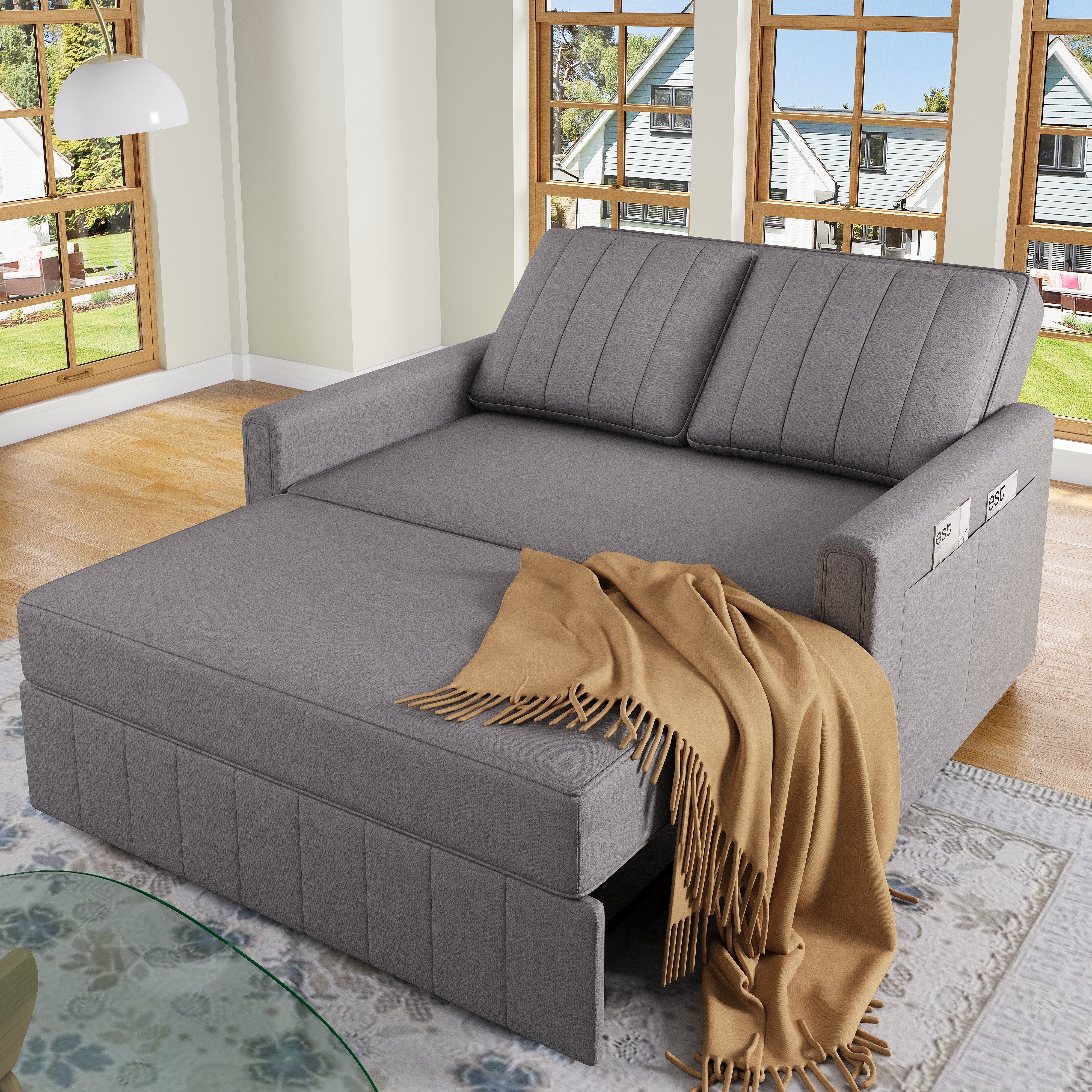 Ulife Schlafsofa Multifunktionales Klappsofabett, Polstersofa, Schlafcouch, günstig online kaufen