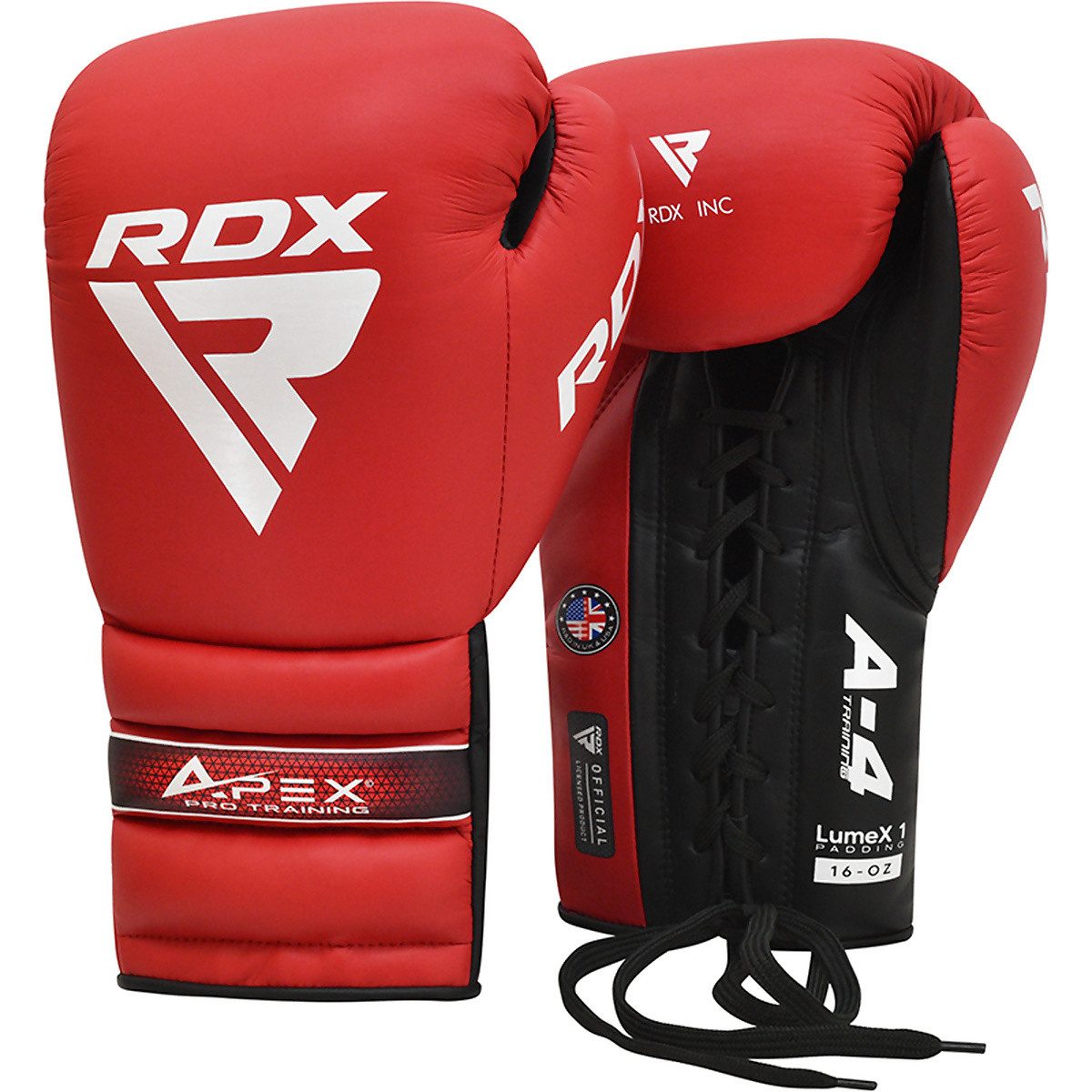 RDX Boxhandschuhe APEX Schnür-Trainings-/Sparring-Boxhandschuhe