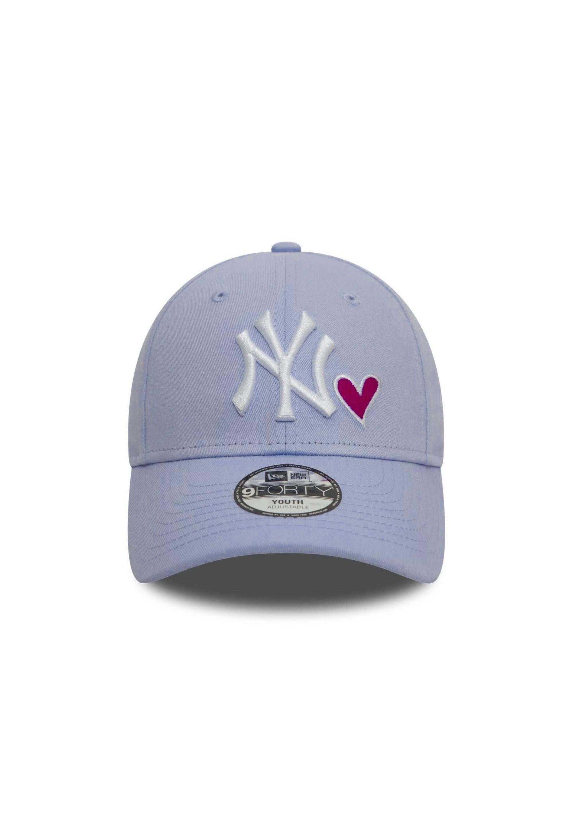 New Era Baseball Cap New York Yankees New Era MLB Heart Logo 9Forty Kids Cap Lila (1-St)