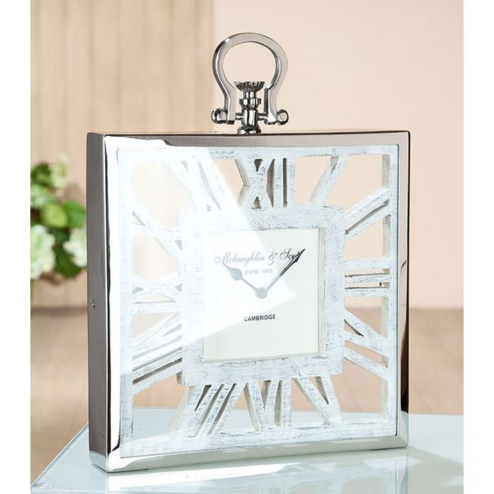 GILDE Metallschild Gilde Metall Uhr "Campo" (BxHxT) 31 x 40 x cm