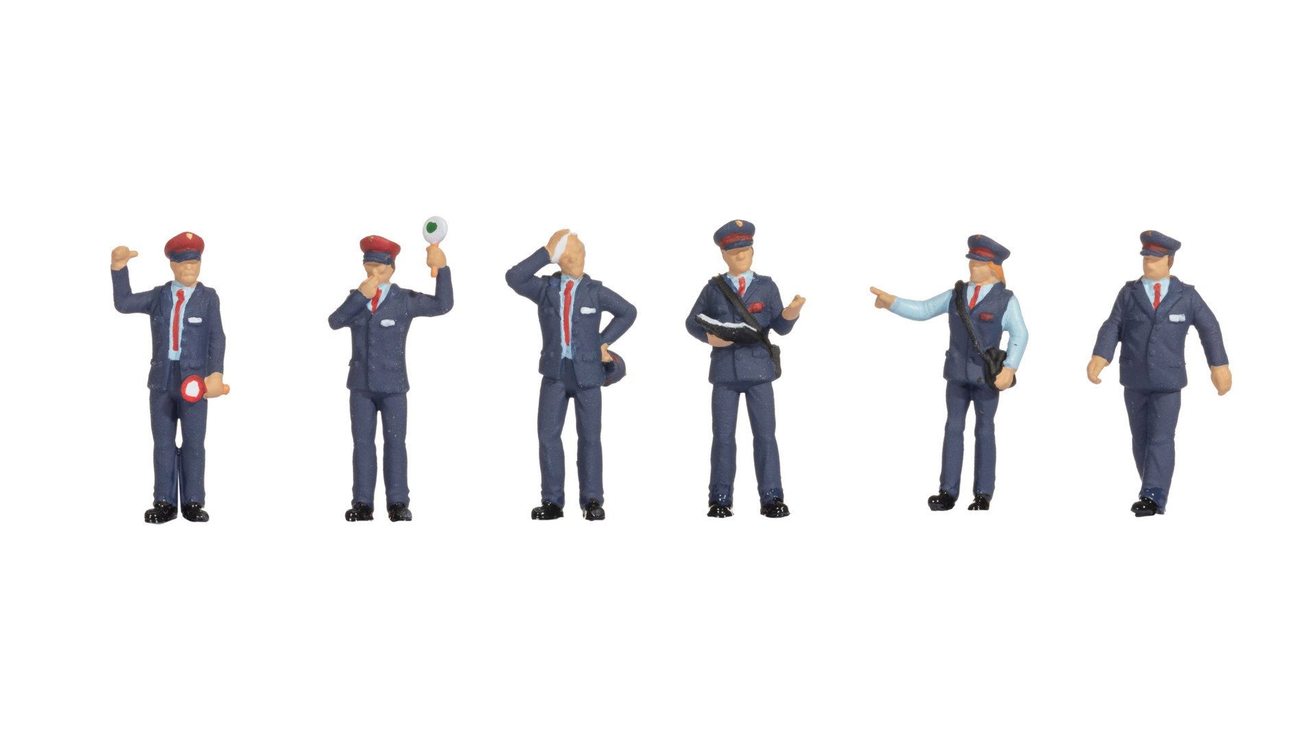 Dekofigur NOCH H0 Figuren Bahnbeamte Deutschland, Figuren fü