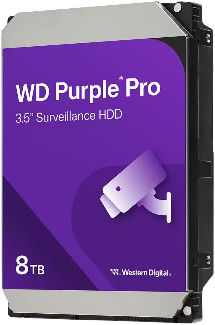 Western Digital Purple Pro Smart Video 8TB interne HDD-Festplatte (8 TB) 3,5"