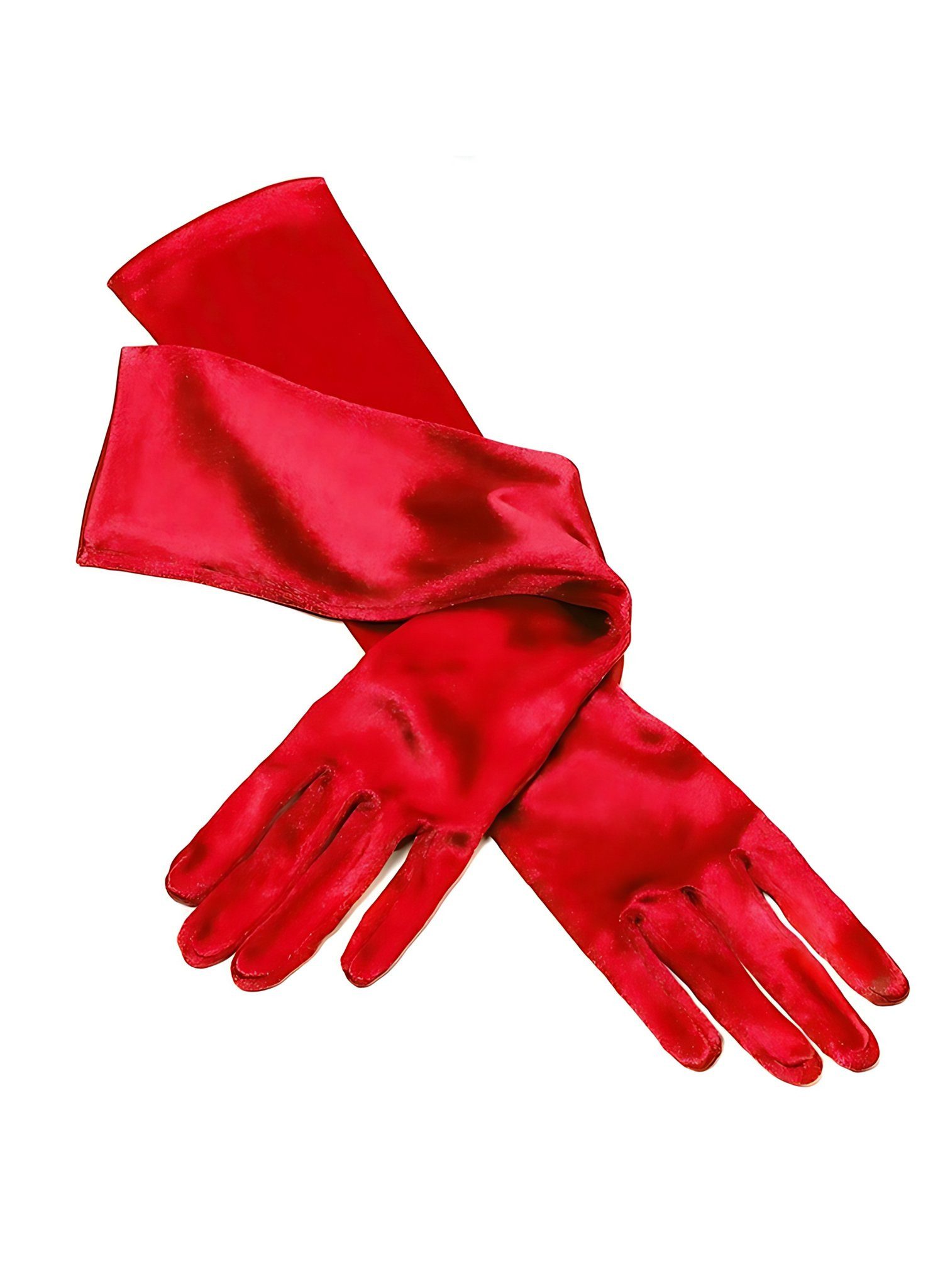 thetru Kostüm Gala Handschuhe in verschiedenen Farben, Lange, satinglänzende Handschuhe für Damen