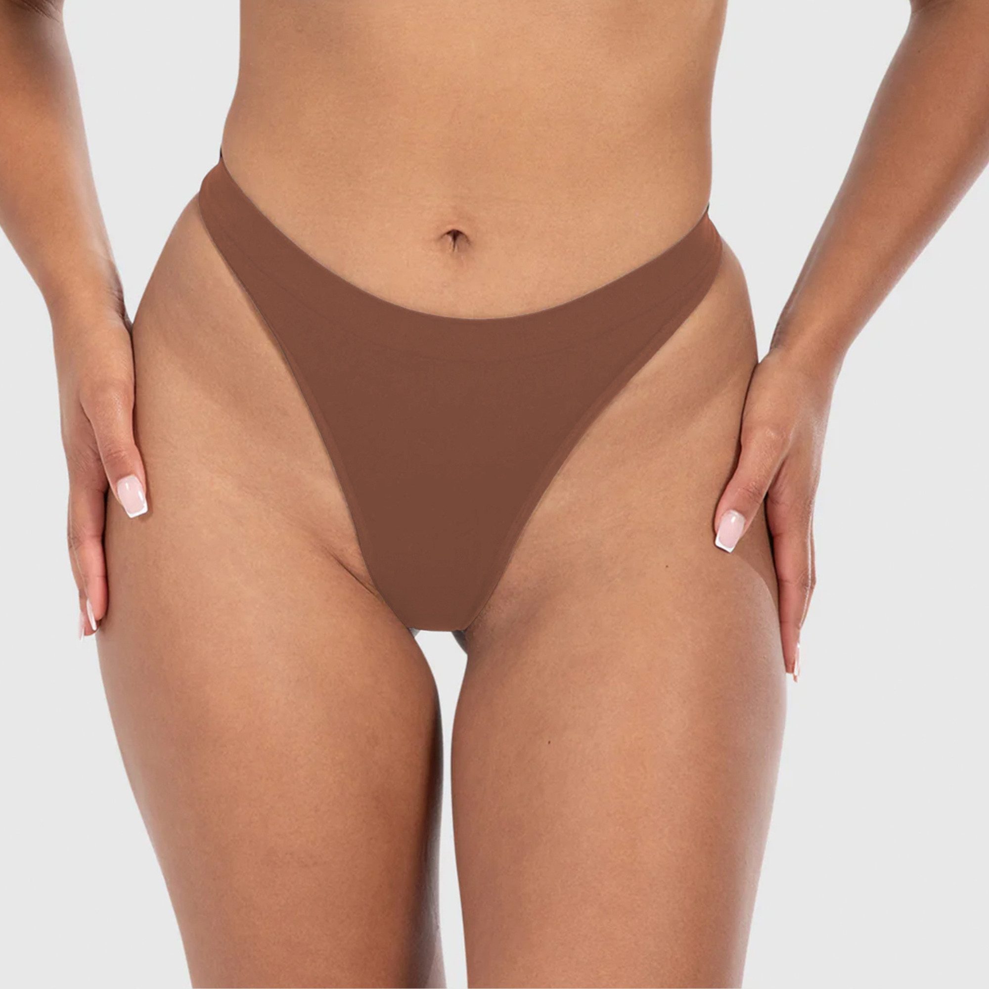 Smilodox String Nysa, Unterhose dehnbarer Stoff, Unterwäsche, ultimativer Komfort Tanga Slip mit optimalem Sitz ohne störendes Etikett, blickdicht