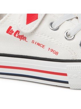 Lee Cooper Sneakers aus Stoff LCW-22-44-0804K White Sneaker