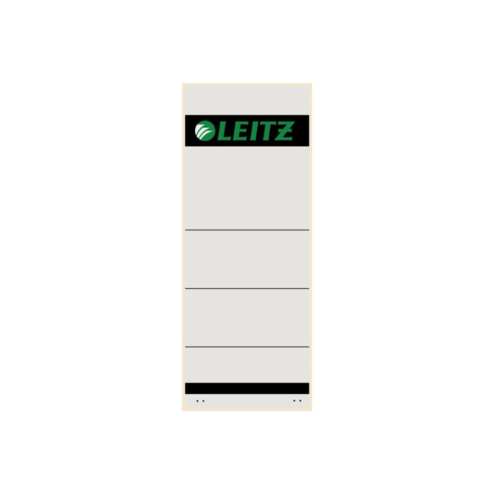 LEITZ Etiketten 10 Ordneretiketten 1647-00-85 grau
