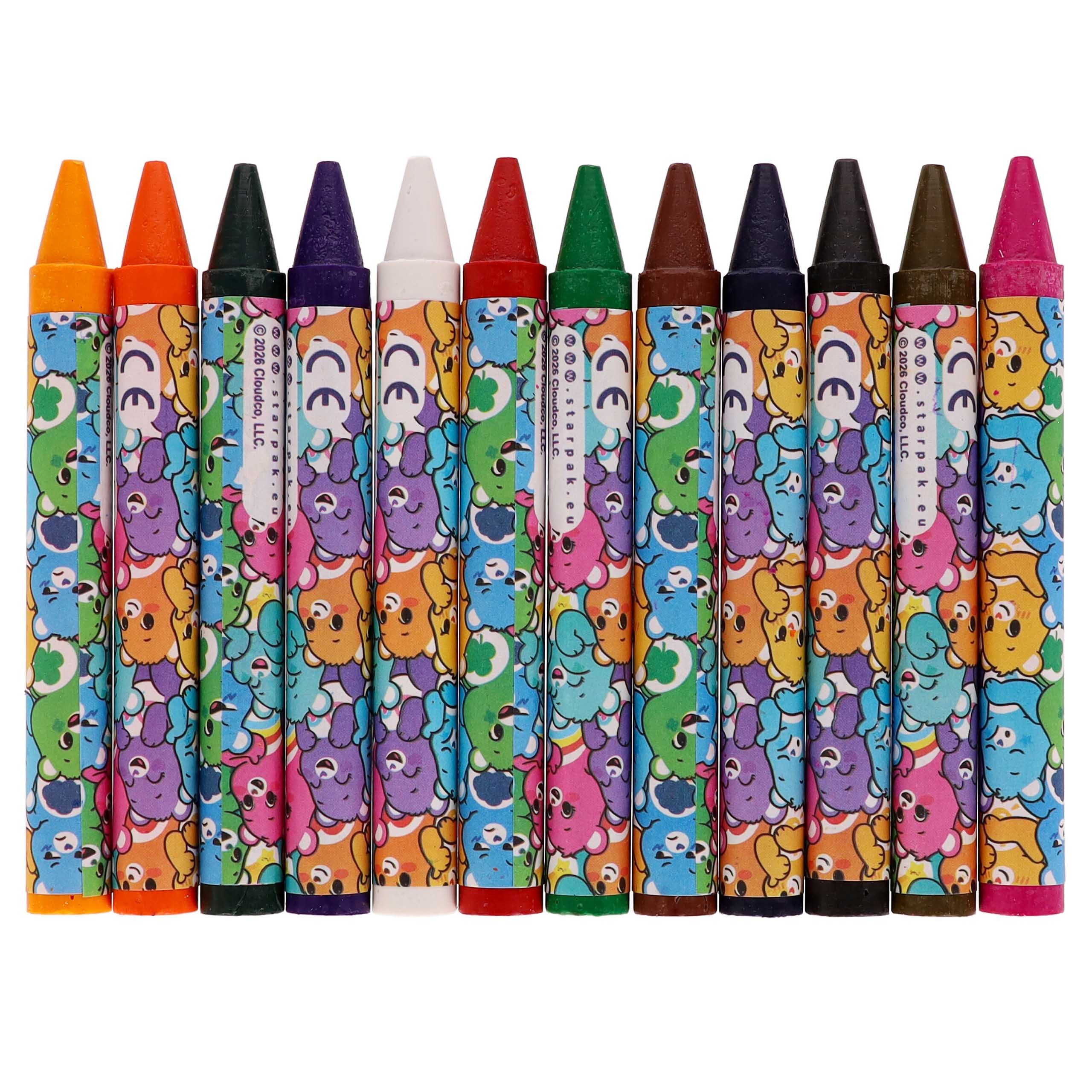 Care Bears Wachsmalstift Care Bears JUMBO-Wachsmalstifte für Kinder, 12er-Set, (12-tlg)