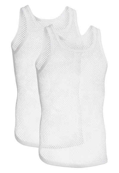 Resteröds Unterhemd 4er Pack Organic Cotton (Spar-Set, 4-St) Unterhemd / Tanktop - Baumwolle - Luftige Mesh-Struktur