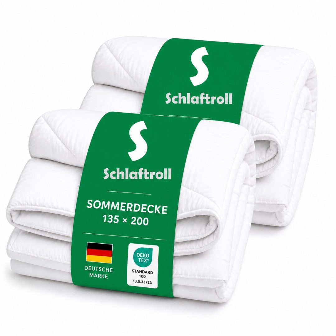 Schlaftroll Sommerbettdecke Hautfreundliche, kühlende Bettdecken für warme Nächte, hypoallergen