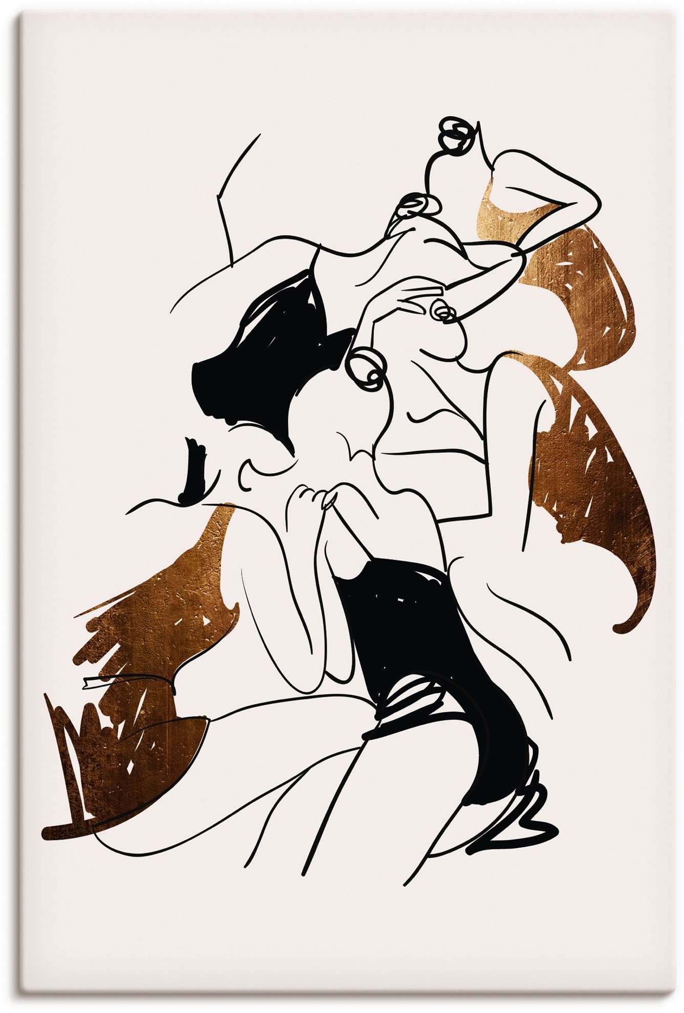 Bilder Artland St), Größen Alubild, Wandaufkleber (1 von Frauen Wandbild in als Leinwandbild, oder Ballerinas, versch. Poster