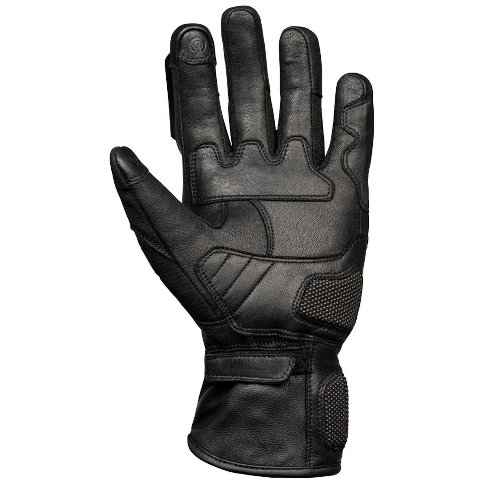 IXS Motorradhandschuhe iXS Montevideo-Short-ST Motorradhandschuhe Schwarz atmungsaktiv