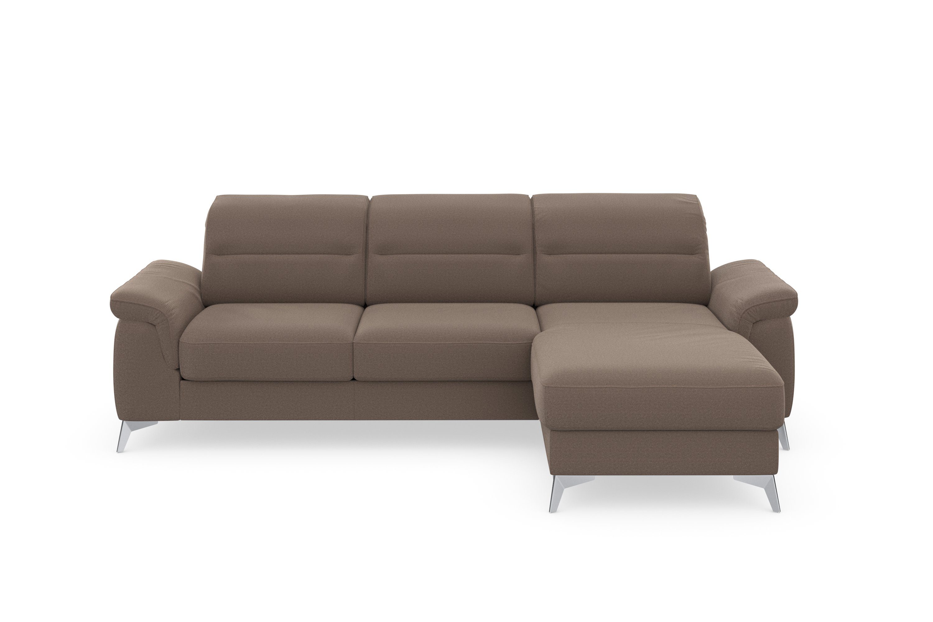 sit&more Ecksofa und Sinatra, Armteilfunktion optinal Recamiere, mit mit Kopfteilverstellung