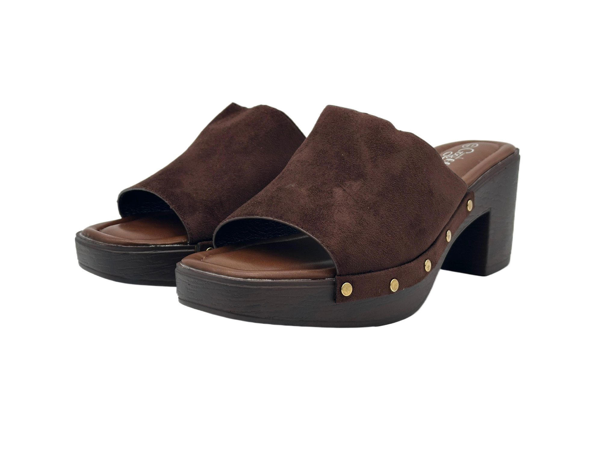 Nowaland Damen Clogs – Bequeme Pantoletten mit Blockabsatz Pantolette Modisches Design, stabiler Absatz, bequem & sommerlich – Bild 3 von 5