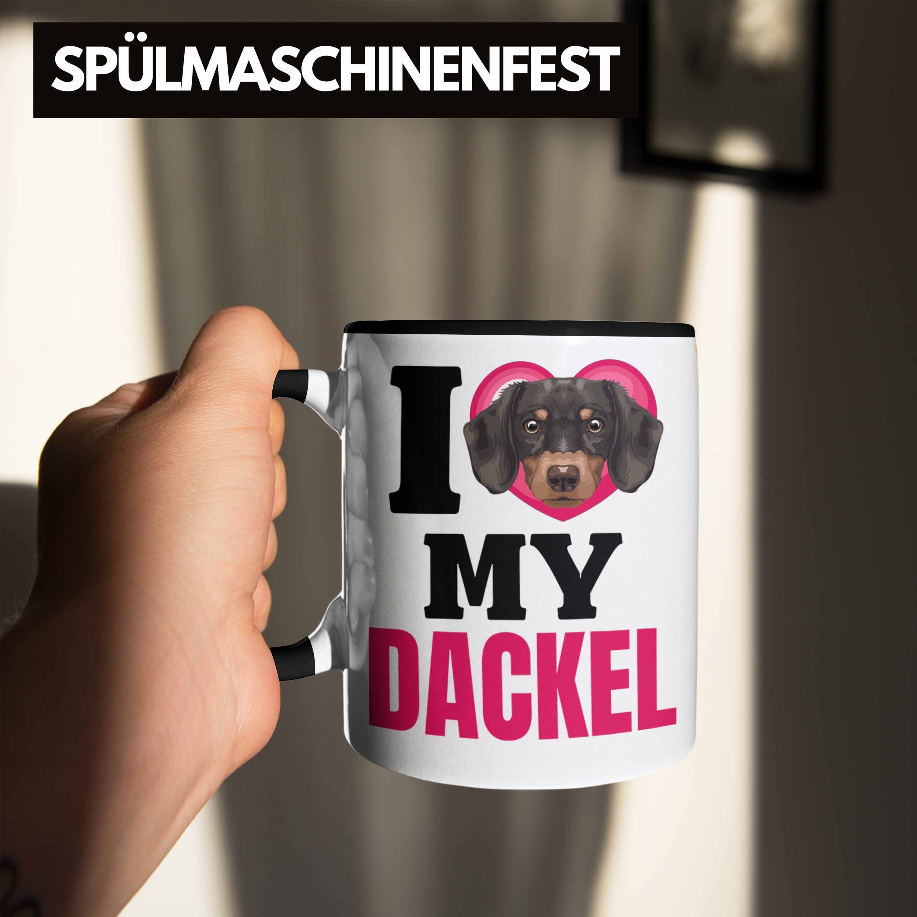 Tasse Geschenkidee Spruch I Geschenk Dackel Tasse Trendation Lustiger M Love Besitzerin Schwarz