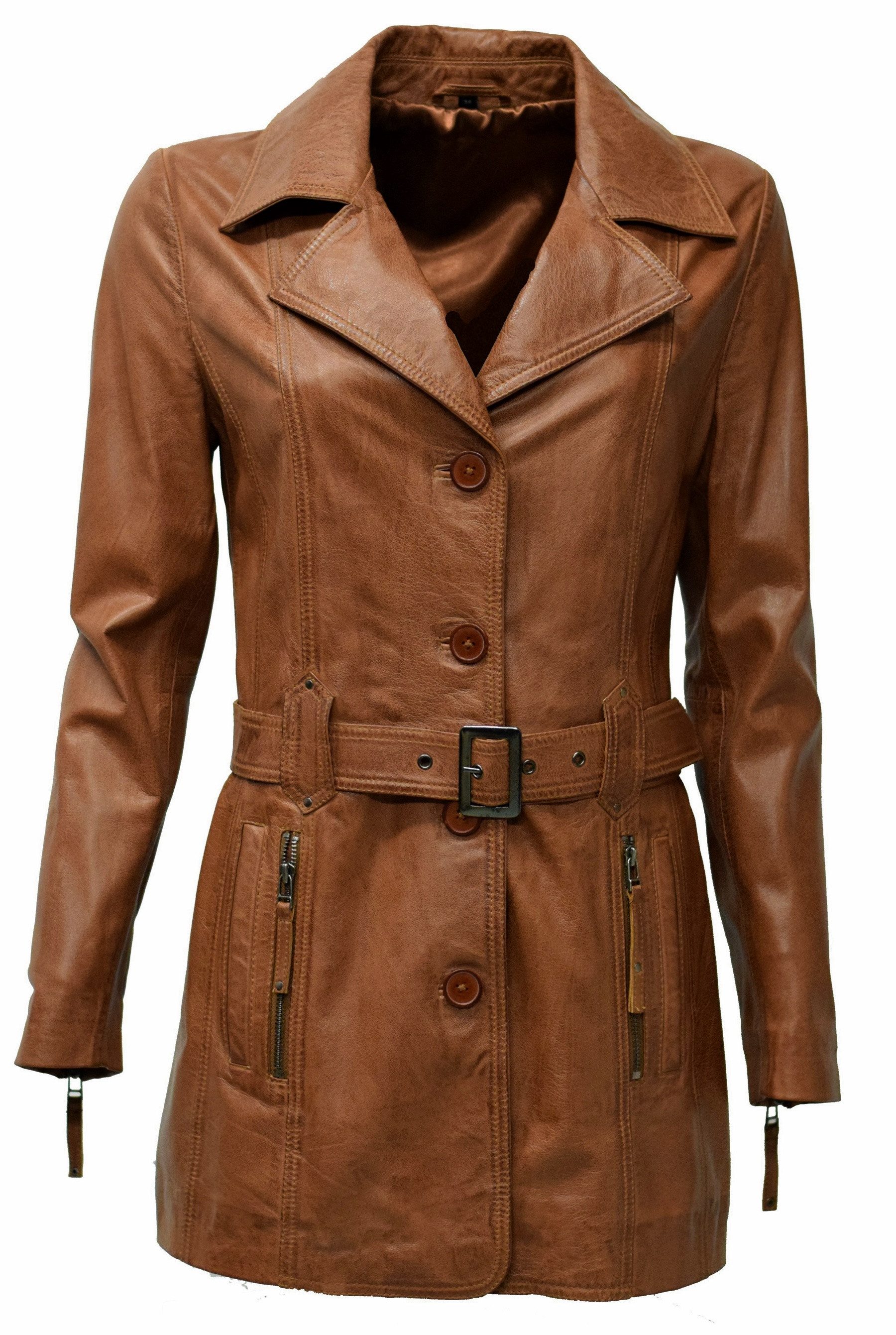Zimmert Leather Ledermantel Kaja weiches Lammnappa günstig online kaufen