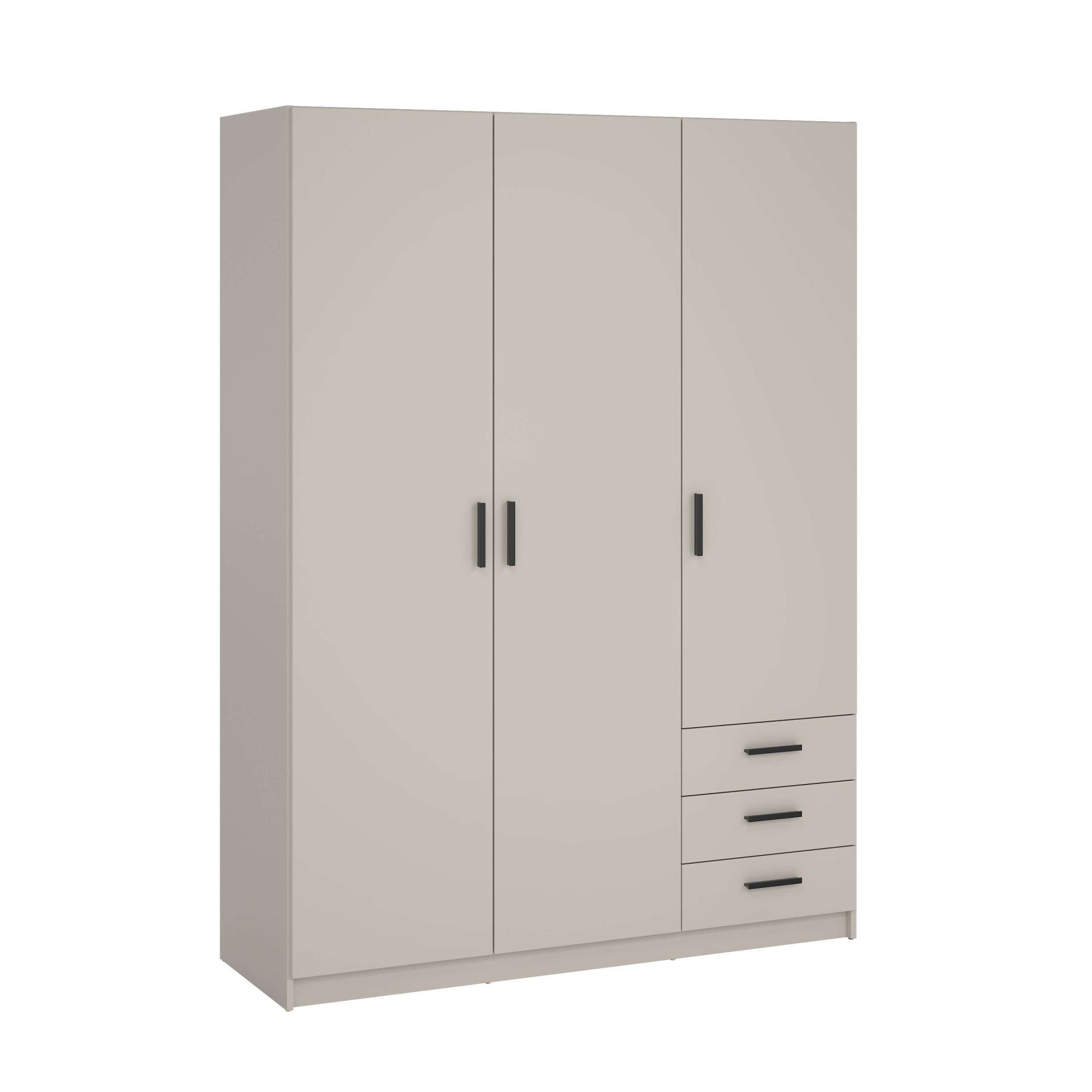 Home affaire Kleiderschrank Sprint, viel Stauraum, robuste Qualität, 3 Breiten 98, 147, 195 cm Breite 98,5/147 oder 195,5 cm, je mit Einlegeböden und Kleidersta – Bild 5 von 5