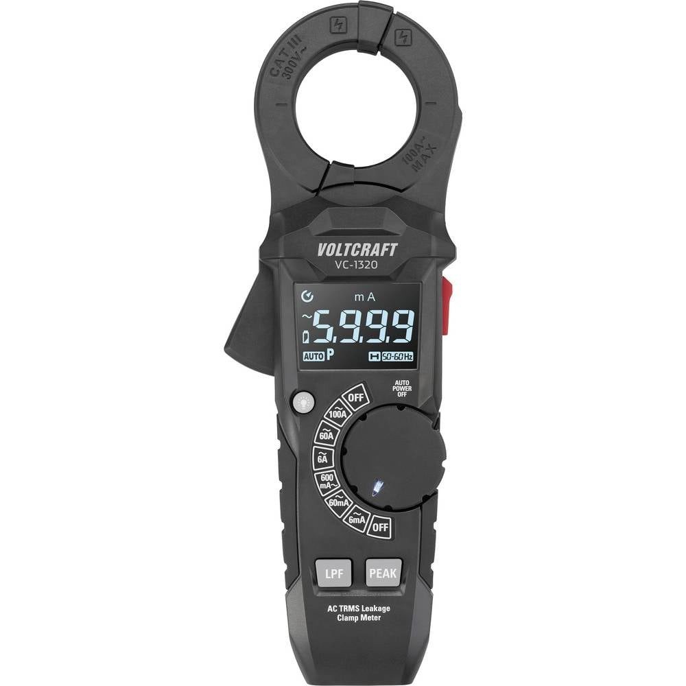 VOLTCRAFT Multimeter VC-1320 Leckstromzange 1µA digital Anzeige (Counts): 6000 VC-17156745