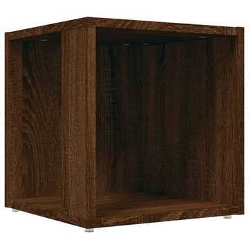 vidaXL Beistelltisch Beistelltisch Braun Eichen-Optik 33x33x34,5 cm Holzwerkstoff (1-St)