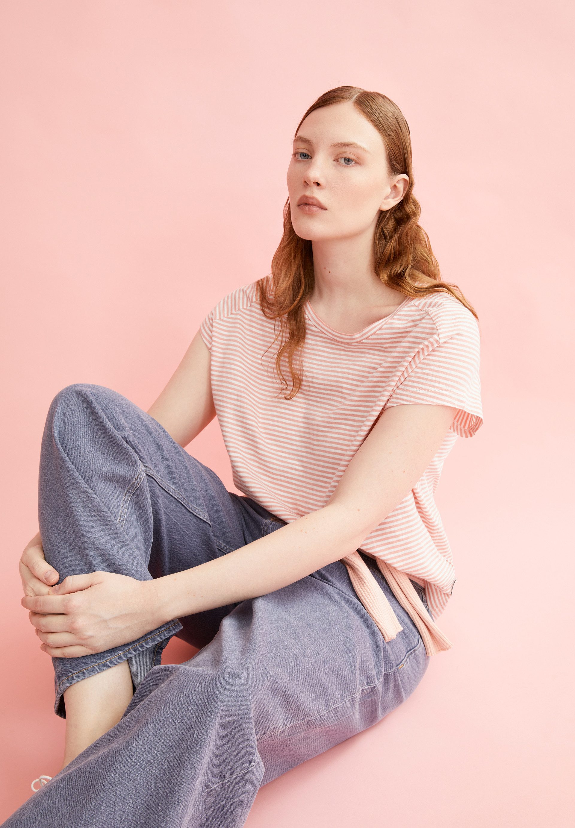 Armedangels T-Shirt ONELIAA LOVELY STRIPES T-Shirt aus Bio-Baumwolle Loose Fit