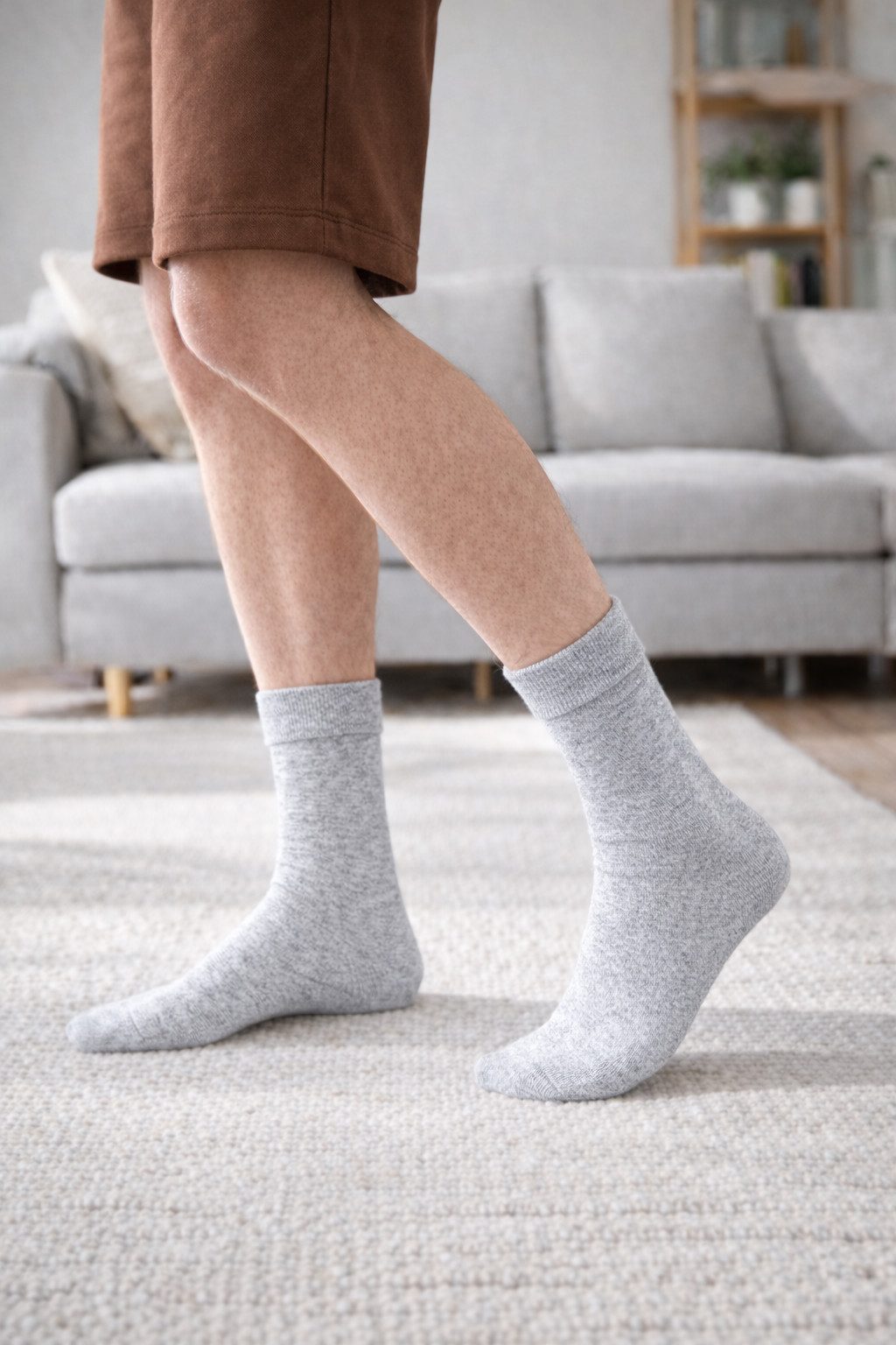 NERS Basicsocken 6 Paar Socken aus Bambus Damen & Herren, ohne Naht, Komfortbund (6-Paar) Premium Bambussocken Atmungsaktiv, & Weich, Geschenkbox