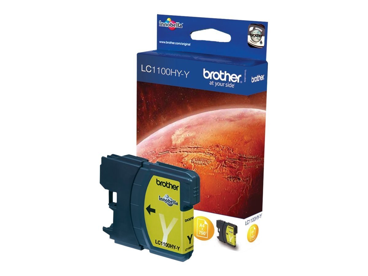 Thumbnail - Brother BROTHER LC1100HYY Gelb Tintenpatrone Tintenpatrone